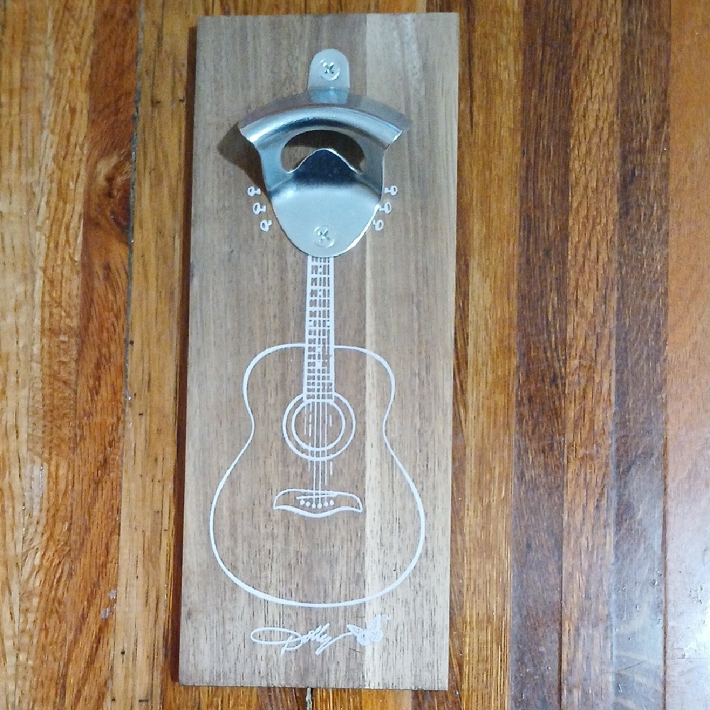 Dolly Parton Wood Hanging Bottle Opener